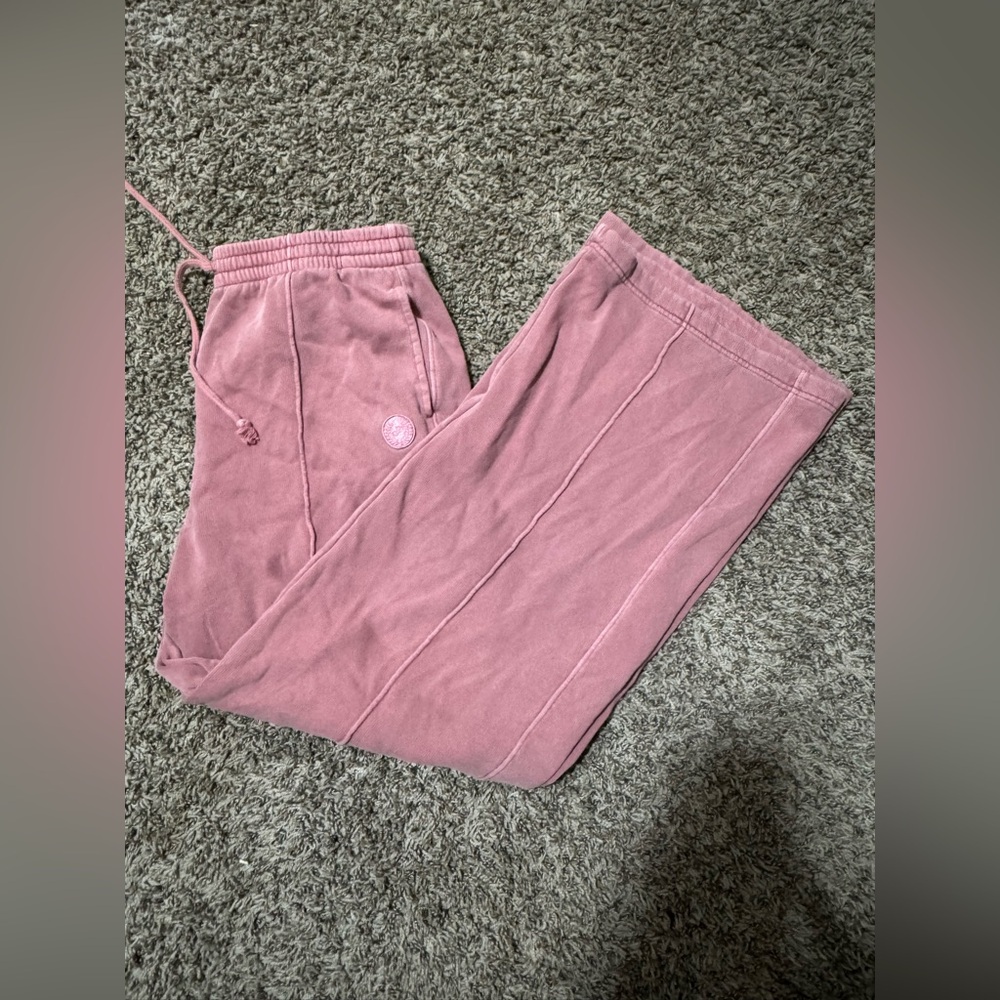 Victoria Secret Pink Premium Fleece Wide-Leg Pants - Picture 3 of 8